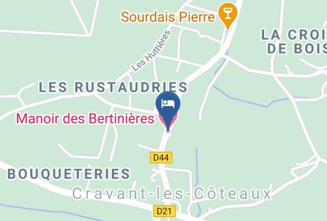Indre Et Loire - Manoir Des Bertinieres Maps