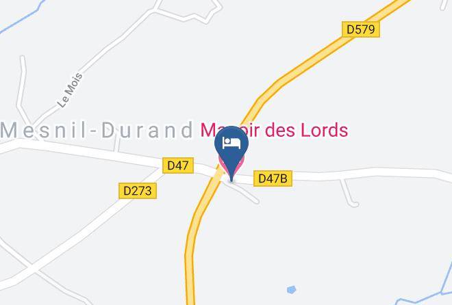 Calvados - Manoir Des Lords Maps