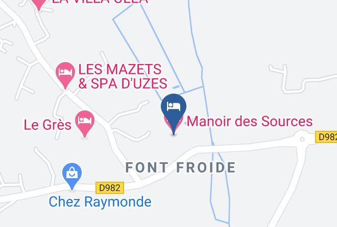 Gard - Manoir Des Sources Maps