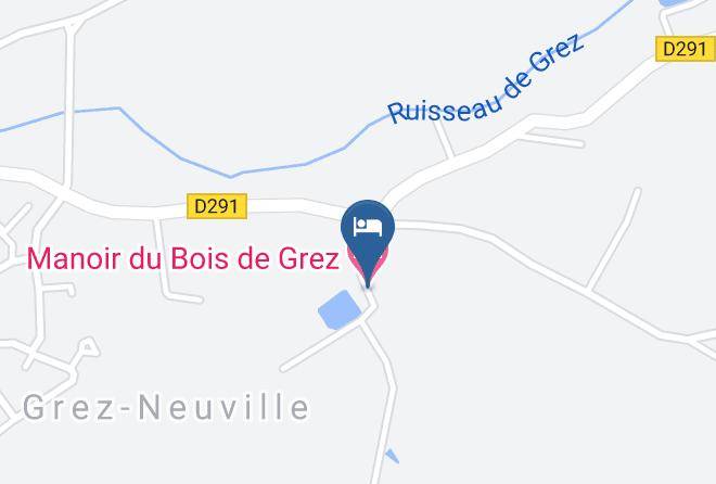 Maine Et Loire - Manoir Du Bois De Grez Maps