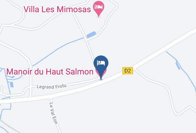 Ille Et Vilaine - Manoir Du Haut Salmon Maps