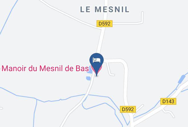Manche - Manoir Du Mesnil De Bas Maps