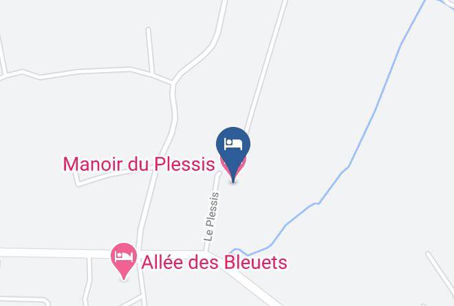 Indre Et Loire - Manoir Du Plessis Maps
