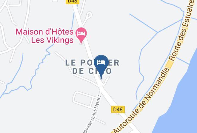 Calvados - Manoir Du Poirier De Chio Maps
