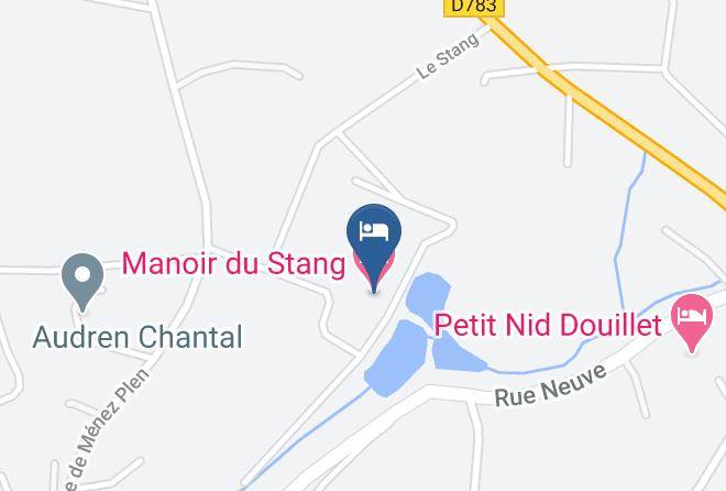 Finistere - Manoir Du Stang Maps