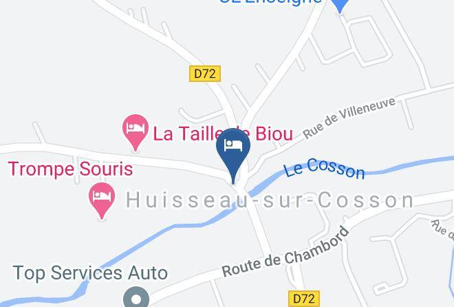Loir Et Cher - Manoir Le Bout Du Pont Maps