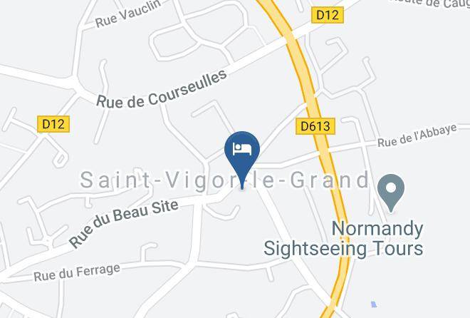 Calvados - Manoir Saint Hubert Maps