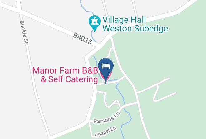 Glos - Manor Farm B&b & Self Catering Maps