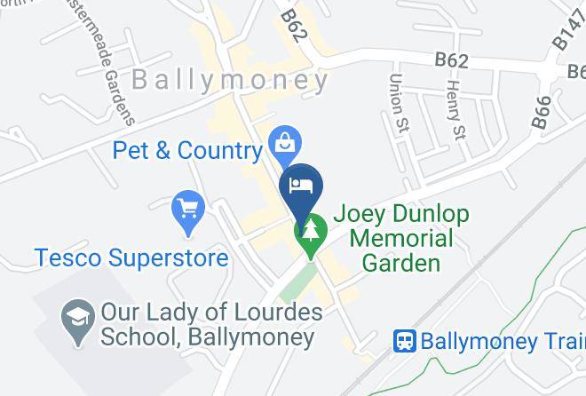 Causeway Coast Glens - Manor Hotel Maps