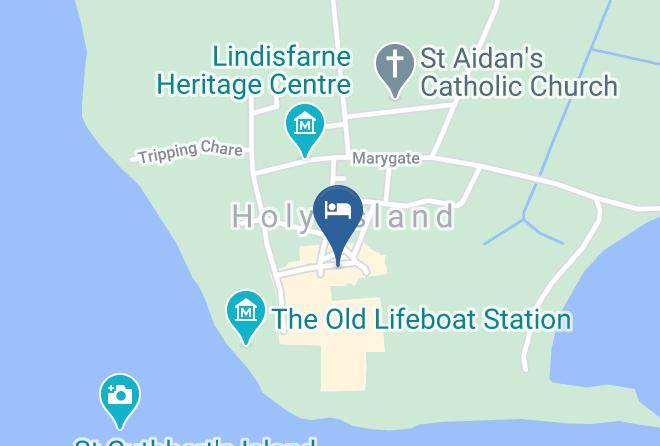 Northumberland - Manor House Hotel Holy Island Maps