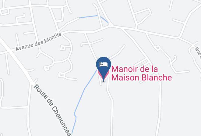 Indre Et Loire - Manoir De La Maison Blanche Maps