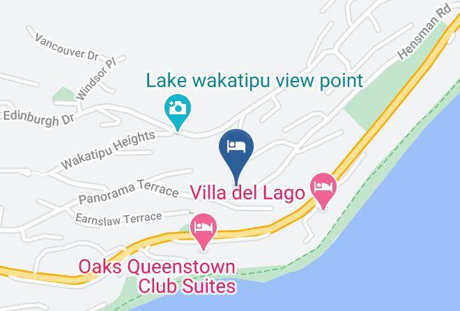 Queenstown Lakes - Manor Park Lodge Breathtaking Views Maps