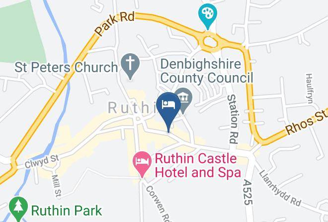 Denbighshire - Manorhaus Ruthin Maps