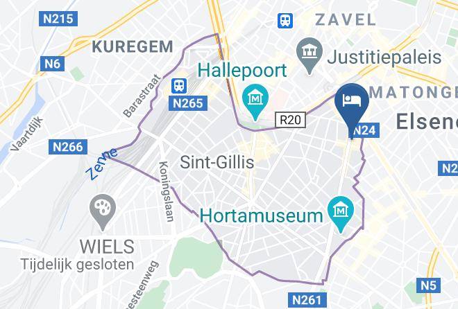 Sint Gillis - Manos Stephanie Hotel Maps