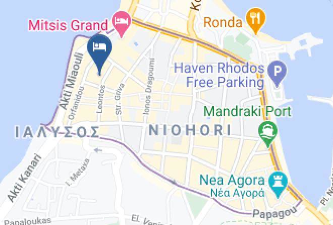 Dodecanese - Manousos City Hotel Maps