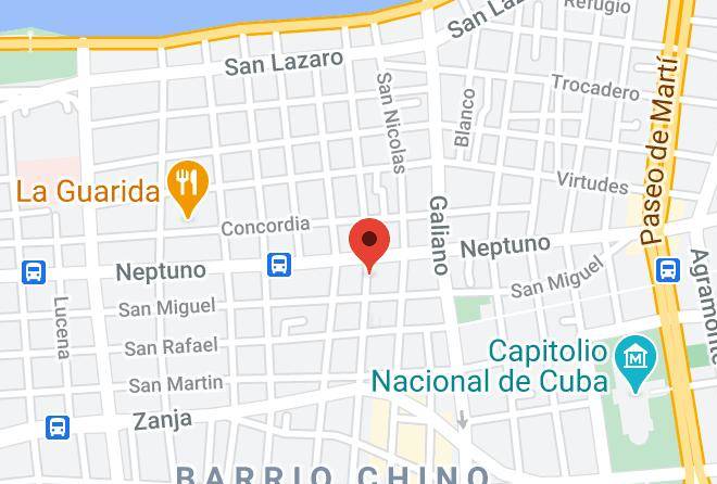 Centro Habana - Manrique Havana Maps