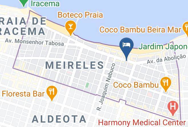 Fortaleza - Praia Mansa Suite Hotel Maps