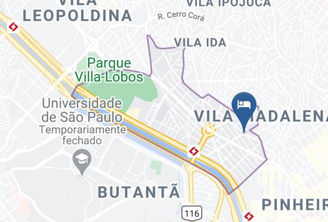 Sao Paulo Alto De Pinheiros - Mansao Por Do Sol Maps