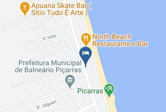 Balneario Picarras - Mansao Verdes Mares Hospedaria Balneario Picarras Maps