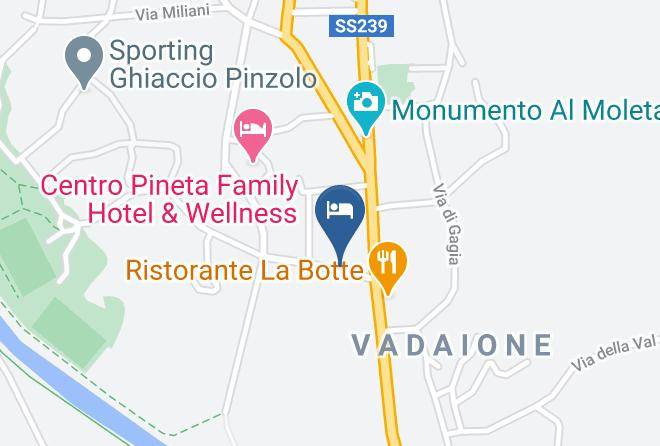 Trento - Mansarda Alla Pineta Maps