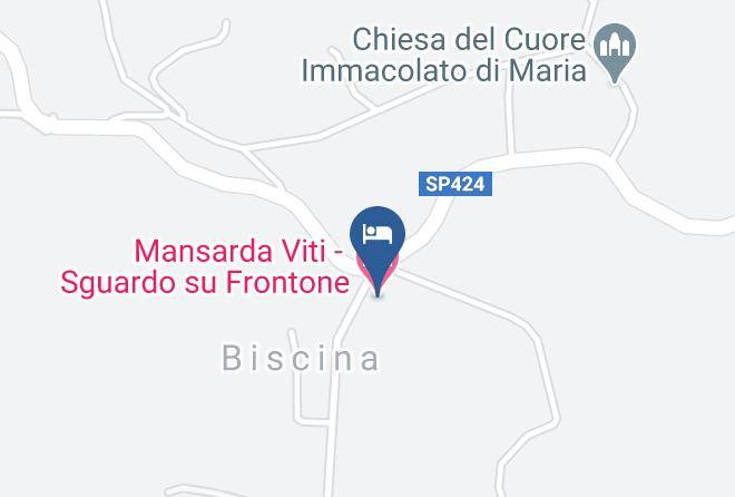 Pesaro And Urbino - Mansarda Viti Sguardo Su Frontone Maps