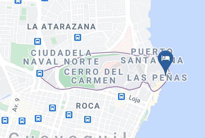 Guayaquil - Mansion Del Rio Maps