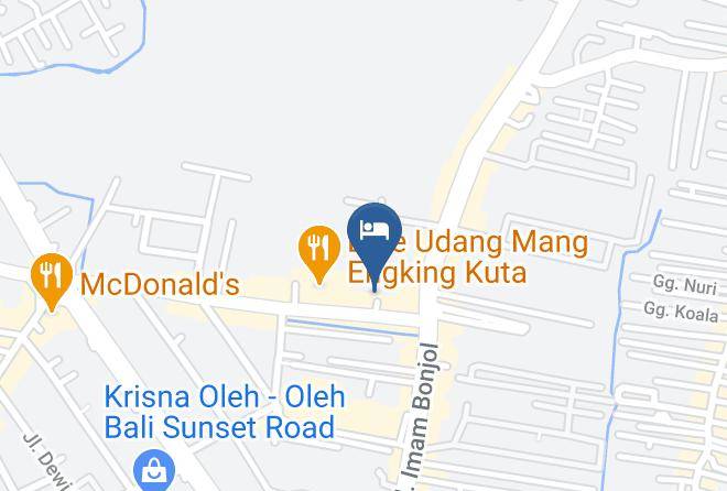 Denpasar - Mansu Hotel & Spa Legian Maps