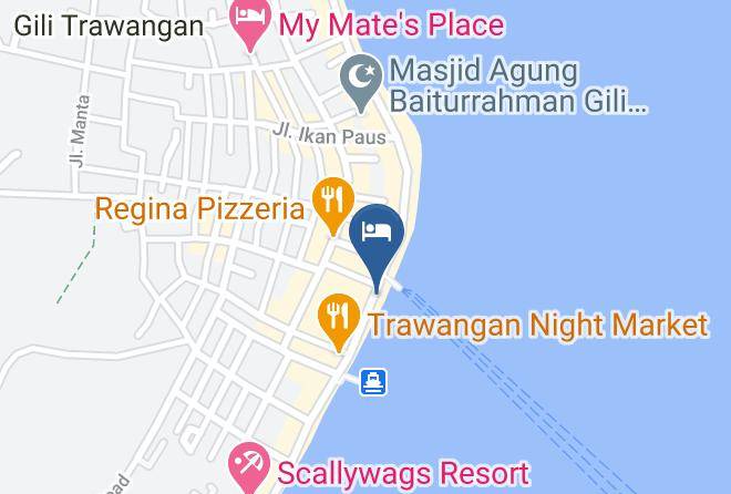 North Lombok Regency - Manta Dive Gili Trawangan Maps