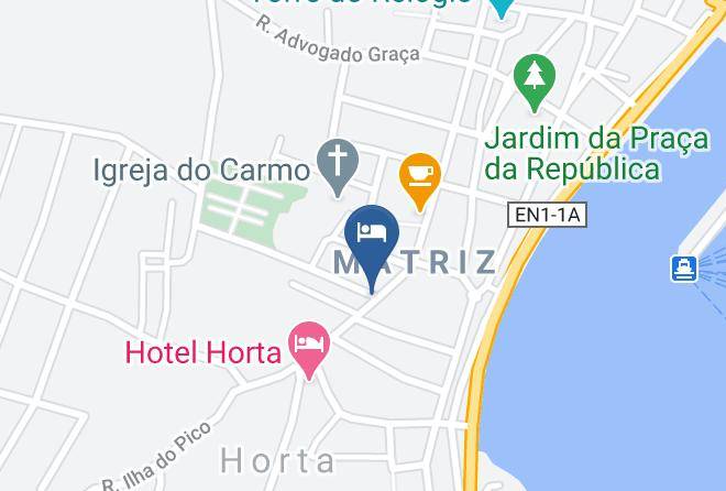 Horta - Manta Ray Lodge Azores Maps