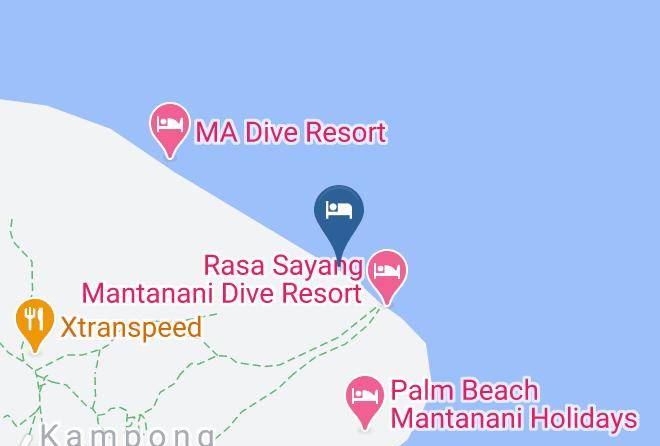 Mantanani Dugong Beach Map