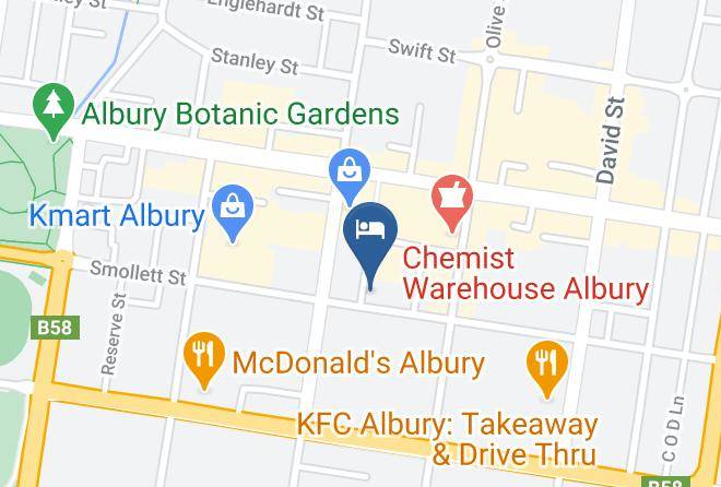 Albury - Mantra Albury Hotel Maps