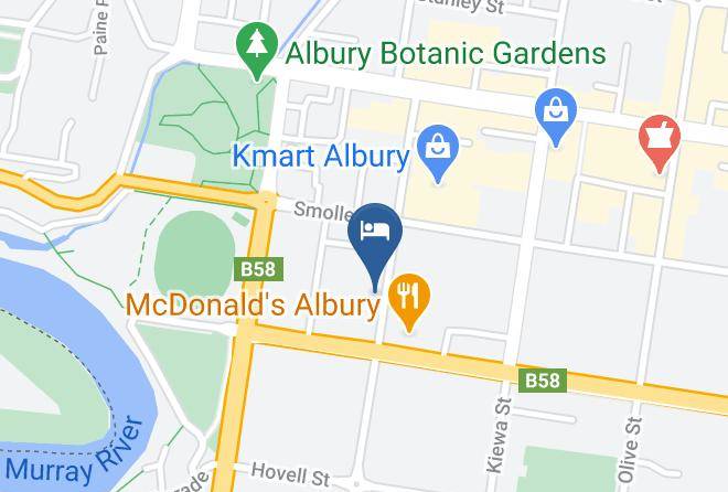 Albury - Elm Court Motel Maps