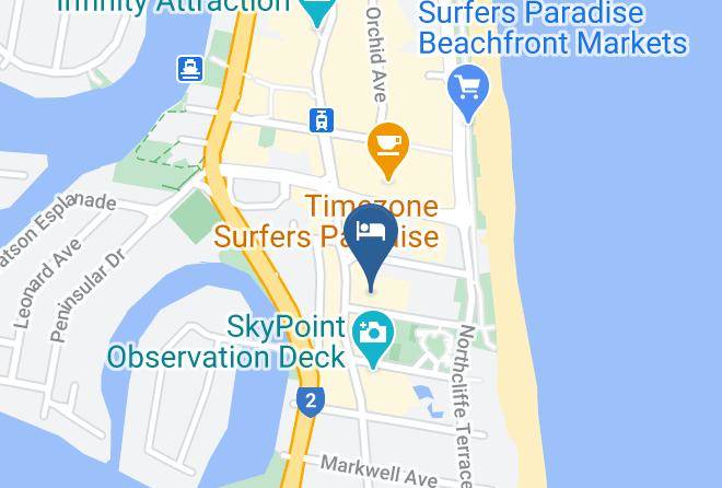 Gold Coast - Mantra Legends Surfers Paradise Maps