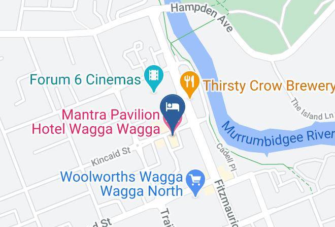 Wagga Wagga - Mantra Pavilion Hotel Wagga Wagga Maps