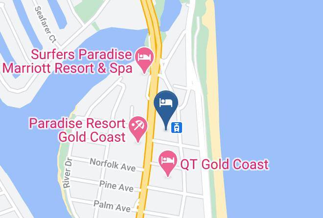 Gold Coast - Mantra Sun City Surfers Paradise Maps