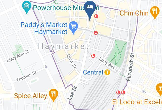 Sydney - Mantra Sydney Central Maps