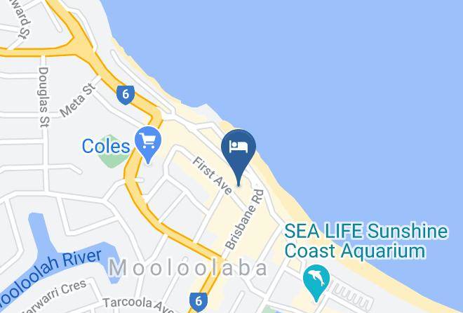 Sunshine Coast - Mantra Zanzibar Mooloolaba Maps