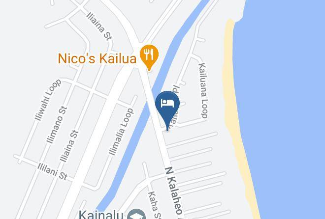 Honolulu - Manu Mele Bed And Breakfast Maps