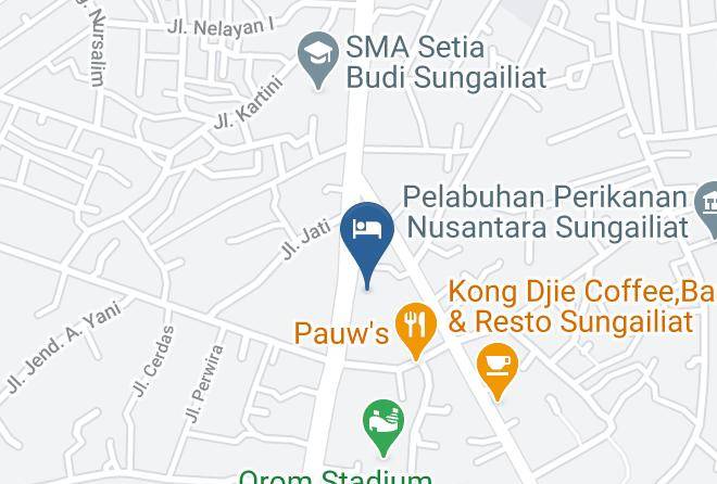 Bangka Regency - Manunggal Hotel Maps