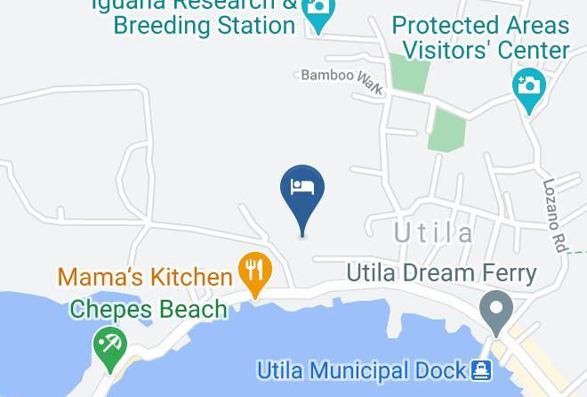 Utila - Manurii Boutique Hotel Maps
