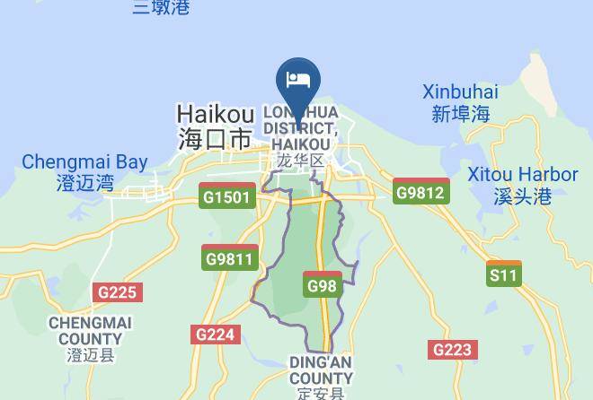 Haikou - Manxin Hotel Maps