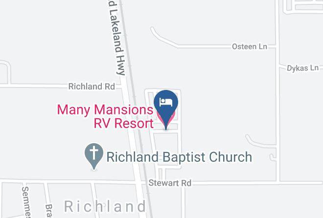 Pasco - Many Mansions Rv Resort Maps