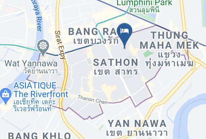Many Trees Hotel Map - Bangkok City - Sathon