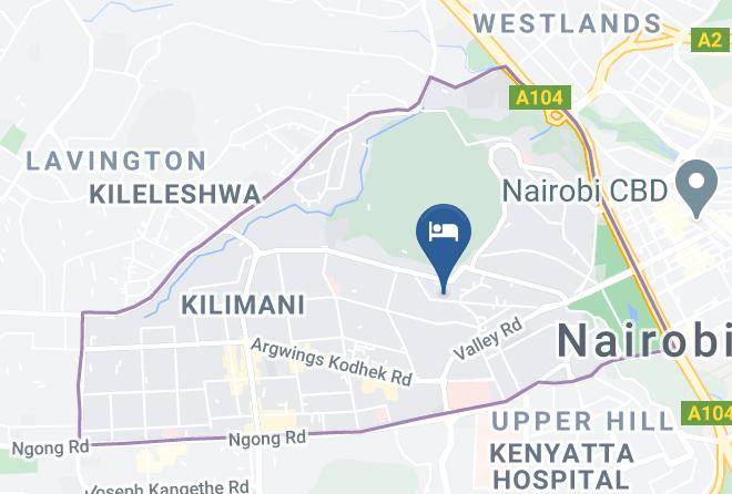 Nairobi - Manyatta Backpackers Maps