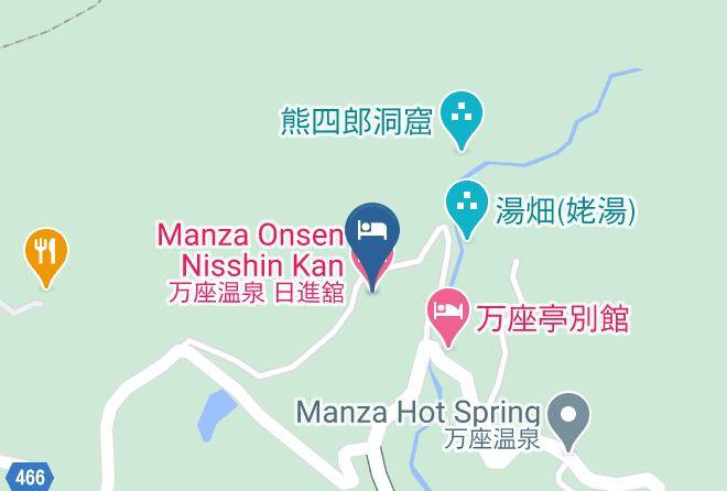 Tsumagoi Vil Agatsuma District - Manza Onsen Nisshin Kan Maps