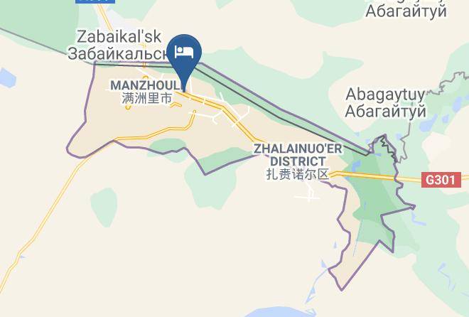 Manzhouli Grand Hotel Map