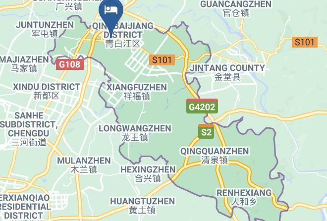 Chengdu - Maowen Hotel Maps