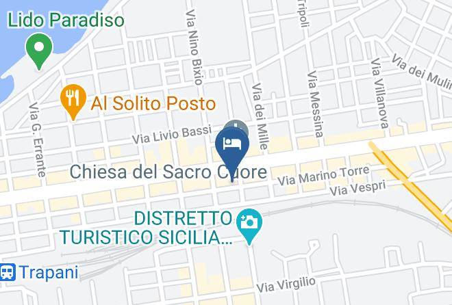 Trapani - Map Holiday Residence Maps