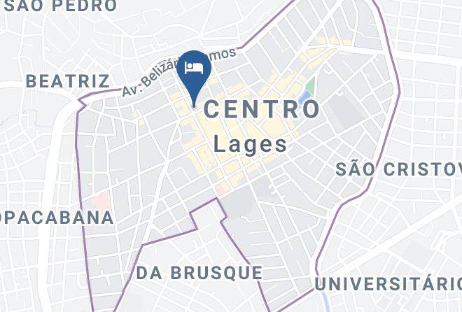 Lajes - Map Hotel Lages Sc Maps
