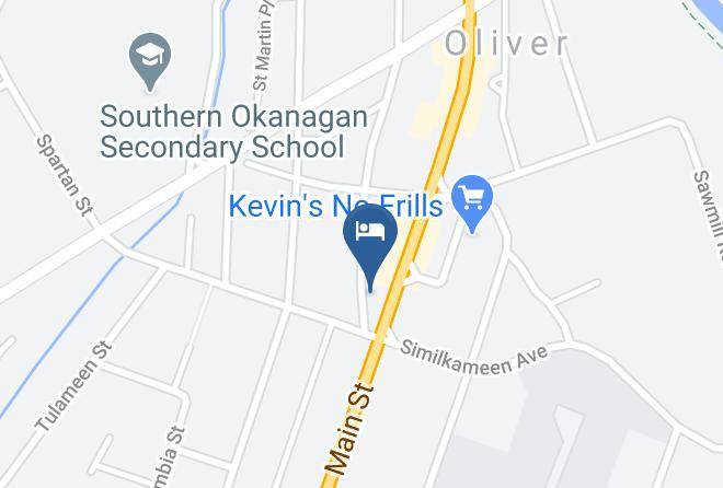 Okanagan Similkameen - Maple Leaf Motel Inn Towne Maps